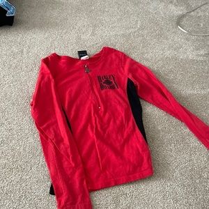 Harley Davidson tight red zip